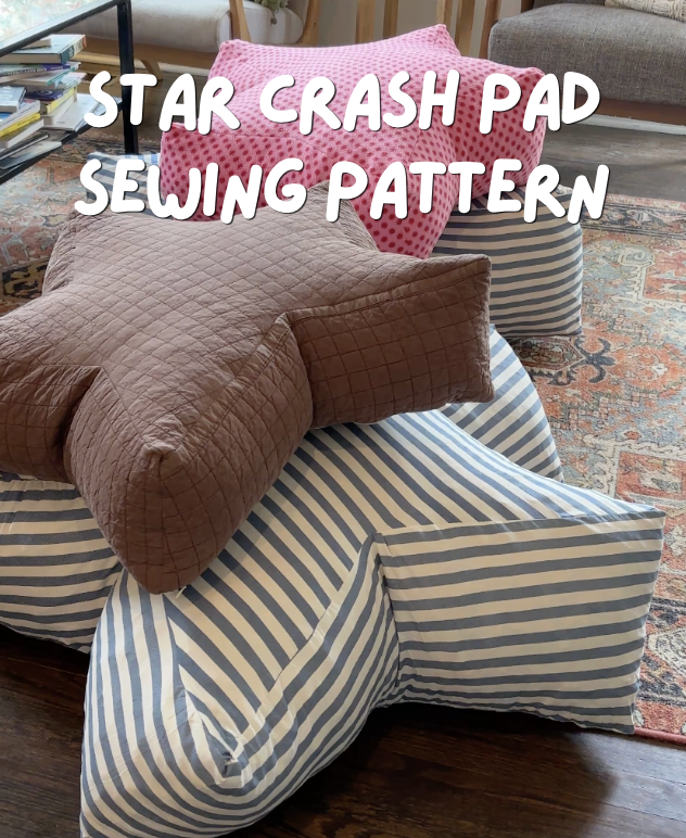 Star Crash Pad Sewing Pattern